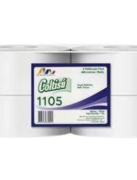 A00340 - PAPEL HIGIENICO JUMBO HS 400 MT BLANCO REF. 1105 COLTISU