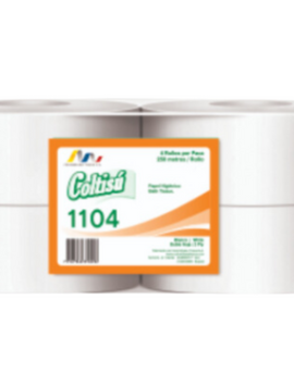 A00446 - PAPEL HIGIENICO JUMBO DH 250 MT BLANCO REF. 1104 COLTISU