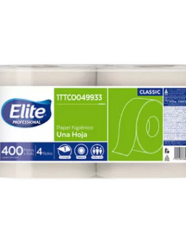 A00759 - PAPEL HIGIENICO JUMBO HS 400 MT NATURAL REF. 49933 ELITE