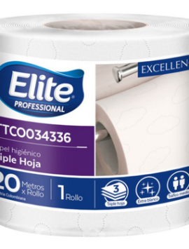 A00760 - PAPEL HIGIENICO TH 20 MT EXTRABLANCO REF. 34336 ELITE