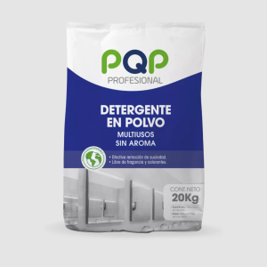 DETERGENTE EN POLVO SIN AROMA MULTIUSOS 20 KG PQP
