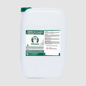 JABON LIQUIDO PARA MANOS ANTIBACTERIAL NEUTRO INCOLORO SIN AROMA GRF 20 L SOLOASEO