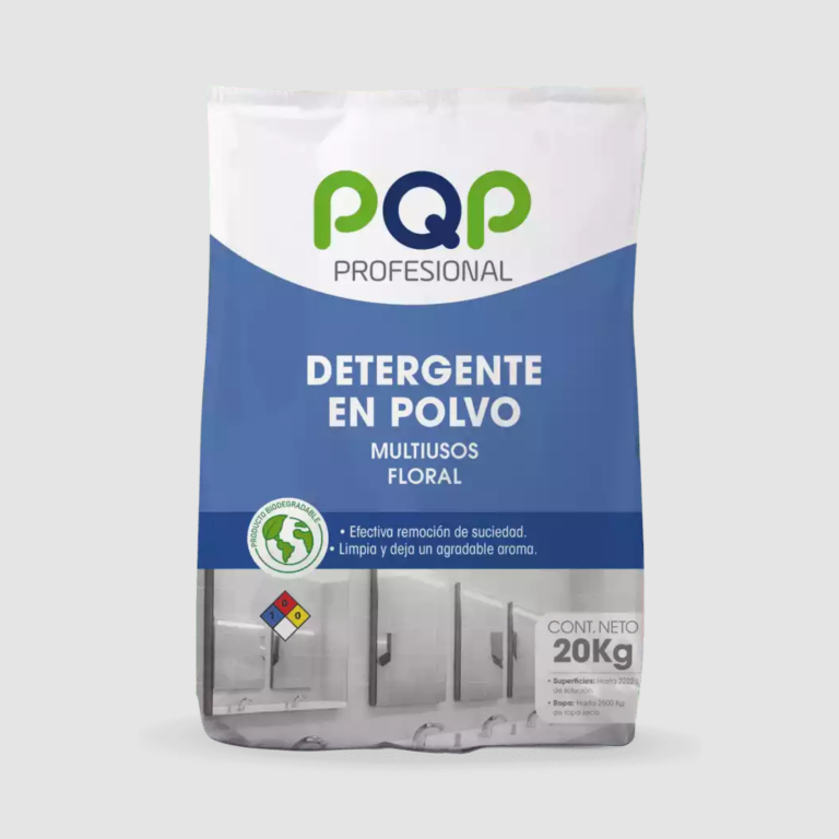 DETERGENTE EN POLVO FLORAL MULTIUSOS 20 KG PQP