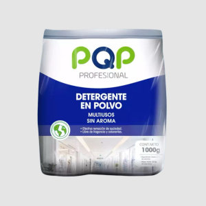 DETERGENTE EN POLVO SIN AROMA MULTIUSOS 1000 GR PQP