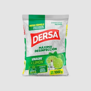 DETERGENTE EN POLVO VINAGRE LIMON 1000 GR DERSA