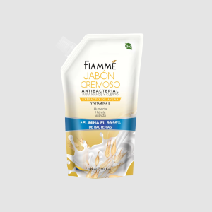 JABON LIQUIDO PARA MANOS ANTIBACTERIAL AVENA 1 LT FIAMME FULLER
