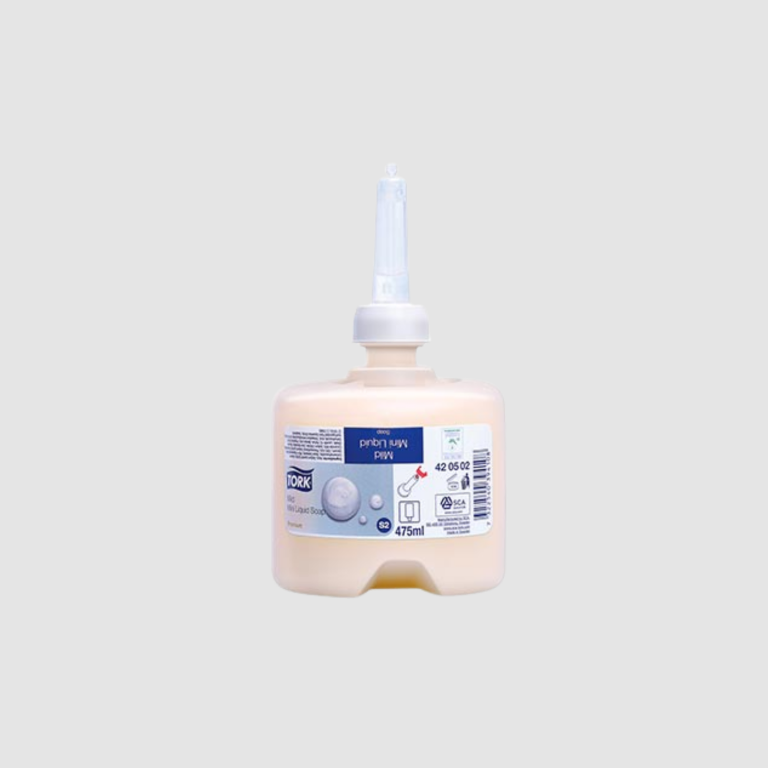 JABON LIQUIDO SUAVE PARA MANOS MINI BT 475 ML REF 80550 TORK
