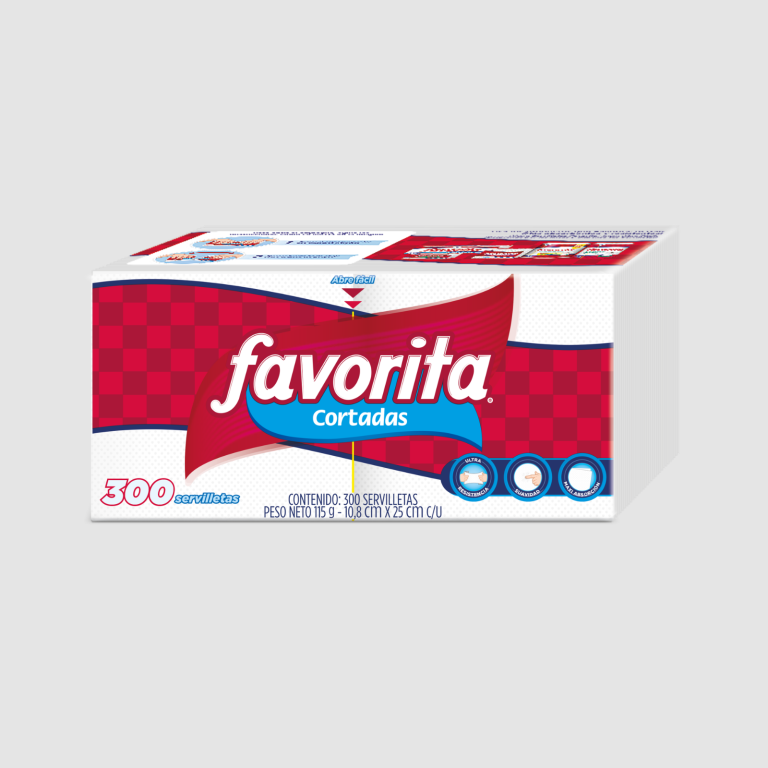 SERVILLETA CAFETERIA HS BLANCA PQ X 300 FAVORITA
