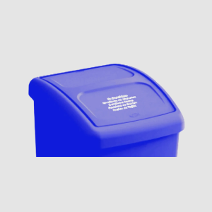 REPUESTO TAPA PARA PAPELERA 53/35 LT AZUL ESTRA