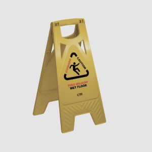 SEÑAL DE PREVENCIÓN AMARILLO PISO MOJADO ECOLÓGICA ESTRA