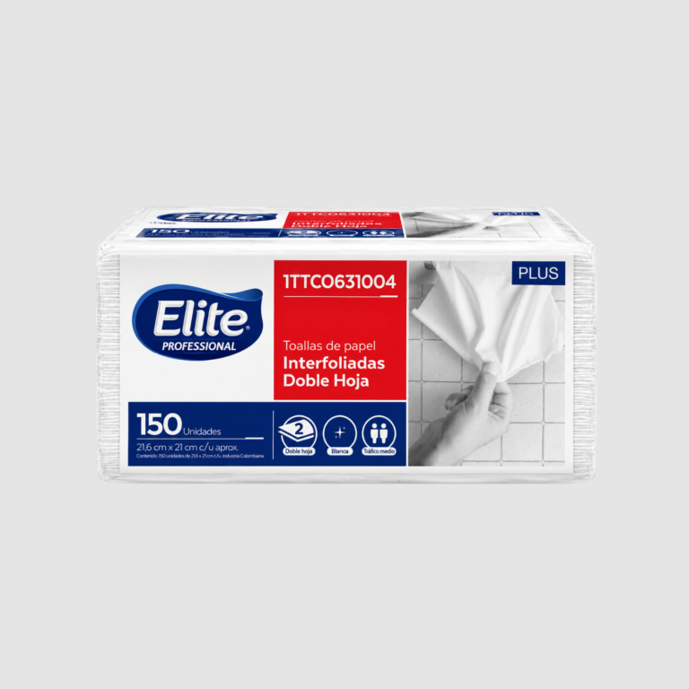 TOALLA DE MANO INTERDOBLADA DH BLANCA REF