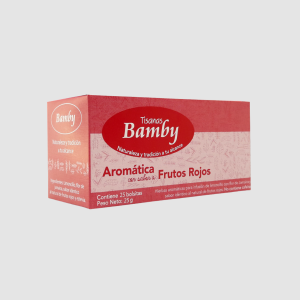 AROMÁTICA INFUSIÓN FRUTOS ROJOS CJ X 20 BAMBY