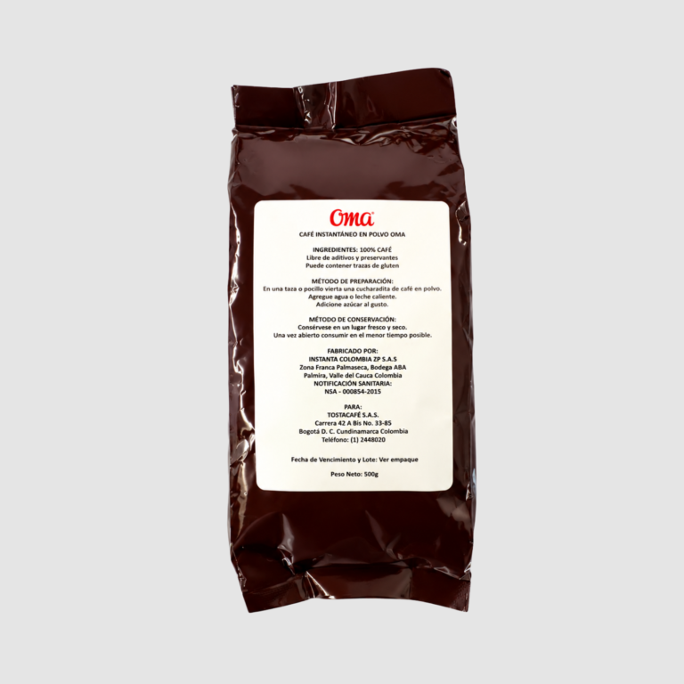 CAFE INSTANTANEO SOLUBLE 500 GR OMA (3)