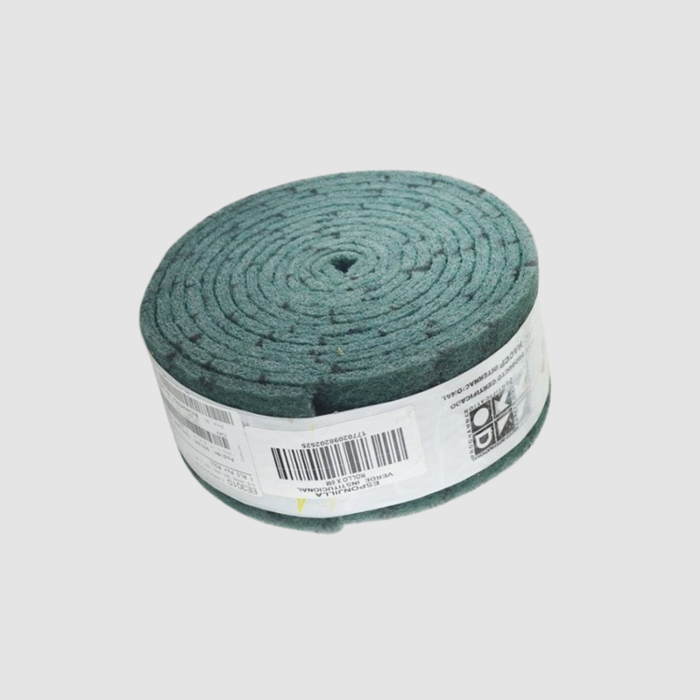 ESPONJA ABRASIVA USO GENERAL ROLLO 10 CM X 5 MT VERDE SCOTCH BRITE