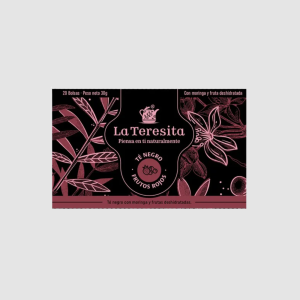 TÉ NEGRO FRUTOS ROJOS SB CJ X 20 TERESITA
