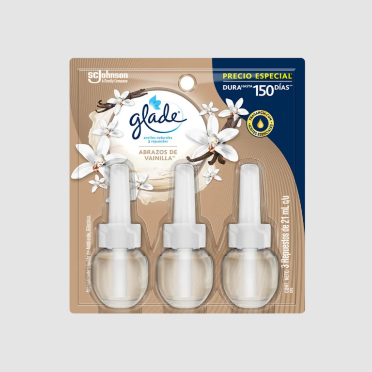 AMBIENTADOR ACEITE PLUGINS ELECTRICO 21 ML REPUESTO X 3 GLADE