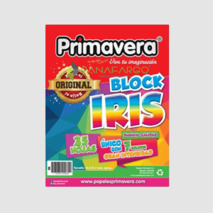 BLOCK DE PAPEL IRIS TAMAÑO CARTA PRIMAVERA