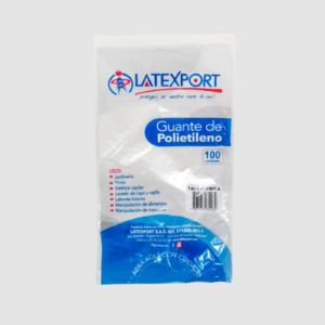 GUANTE PARA MANIPULACIÓN DE ALIMENTOS PQ X 100 LATEXPORT