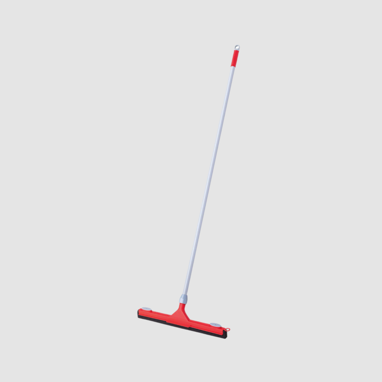 HARAGAN PLASTICO PARA PISO 45 CM CON MANGO METALICO 1