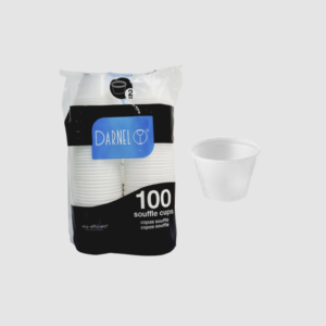 COPA SOUFFLÉ PLÁSTICO 2 OZ TRANSPARENTE PQ X 100 DARNEL