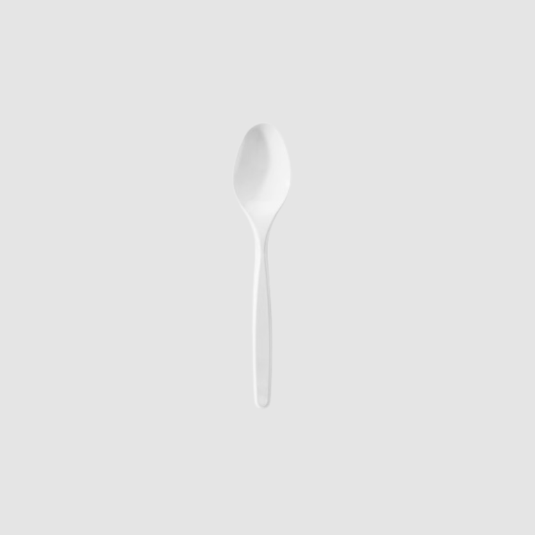 PROMO - CUCHARA DULCERA PLASTICA BLANCA PQ X 100 MANOAPLAST