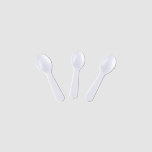 CUCHARA PLÁSTICA POSTRE BLANCA PQ X 500 FRESH