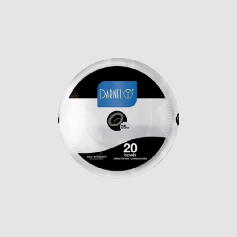 PROMO - PLATO HONDO ESPUMADO 25 CM BLANCO PQ X 20 DARNEL (4)