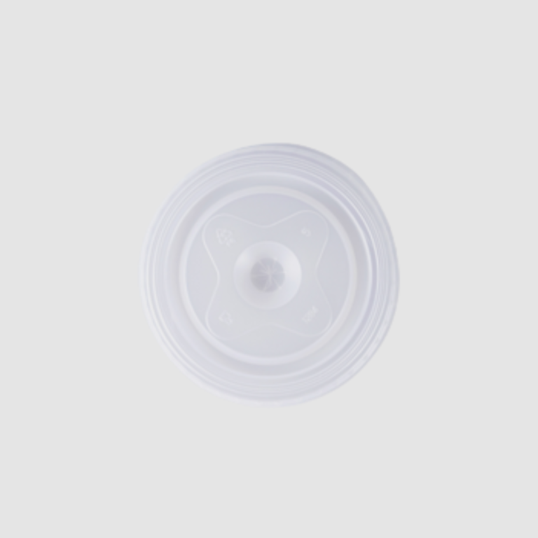 PROMO - TAPA VASO PLASTICO 6 Y 4 OZ BLANCA PQ X 100 DARNEL