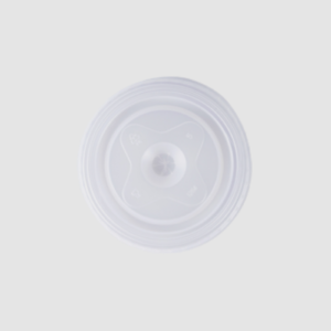 TAPA VASO PLÁSTICO 8 OZ BLANCA PQ X 100 DARNEL
