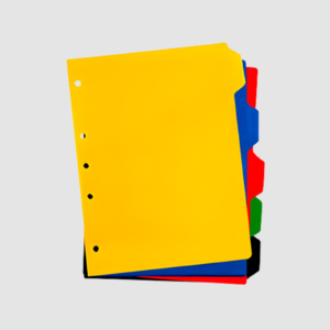 SEPARADOR PLÁSTICO COLORES SURTIDOS REF. 105 PQ X 5