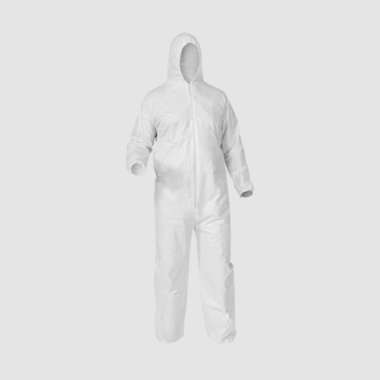 TRAJE A40 LIQUIDO Y PARTICULAS CON CAPUCHA BLANCO TALLA M KLEENGUARD