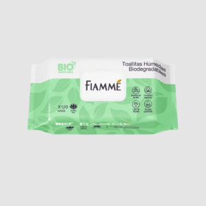 PAÑITOS HUMEDOS BIODEGRADABLES X 120 UND FIAMME