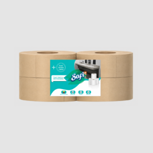 PAPEL HIGIÉNICO HS 400 MT NATURAL SOFI
