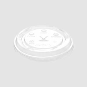 TAPA VASO PLÁSTICO 9 OZ BLANCA PQ X 50 ACME LEON