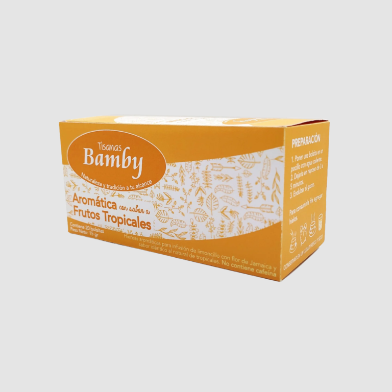 AROMATICA INFUSION FRUTOS TROPICALES CJ X 25 BAMBY