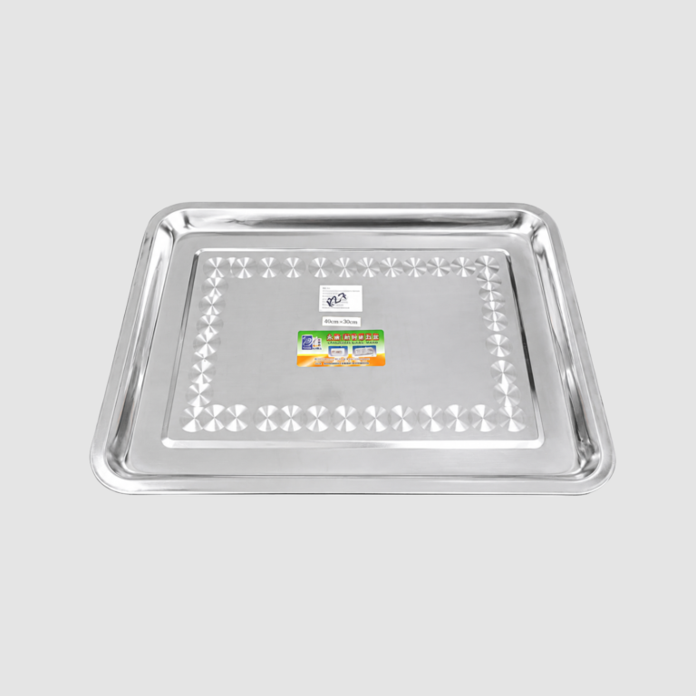 BANDEJA EN ACERO 50 X 35 CM