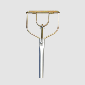 GANCHO PORTA MECHA TRAPERO PLANA DE METAL CON CABO 1.60 CM