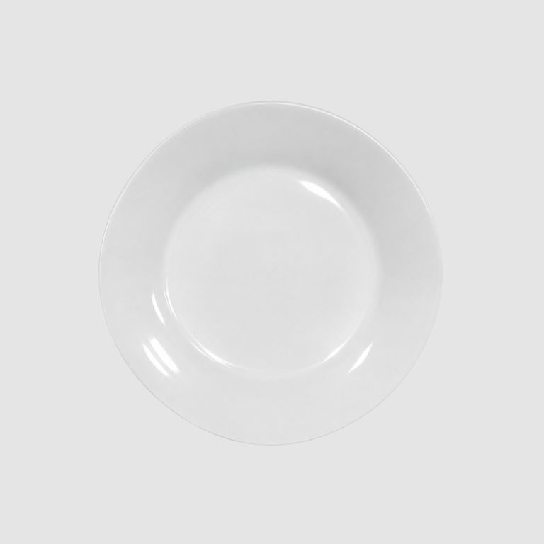 PLATO EN CERAMICA PANDO 20 CM BLANCO (1)
