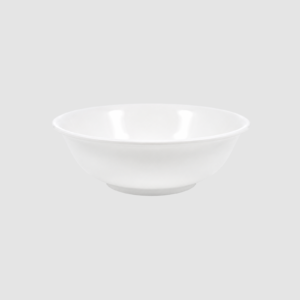 PLATO EN PORCELANA HONDO 17 CM BLANCO
