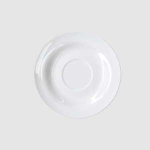 PLATO EN PORCELANA PANDO 16 CM BLANCO