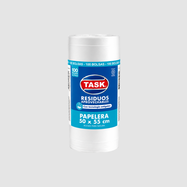 BOLSA DE BASURA PAPELERA 50 X 55 BLANCA AROMA LAVANDA PQ X 20 TASK (2)