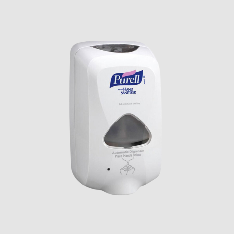 DISPENSADOR DE JABON LIQUIDO AUTOMATICO CON SENSOR BLANCO PURELL (2)