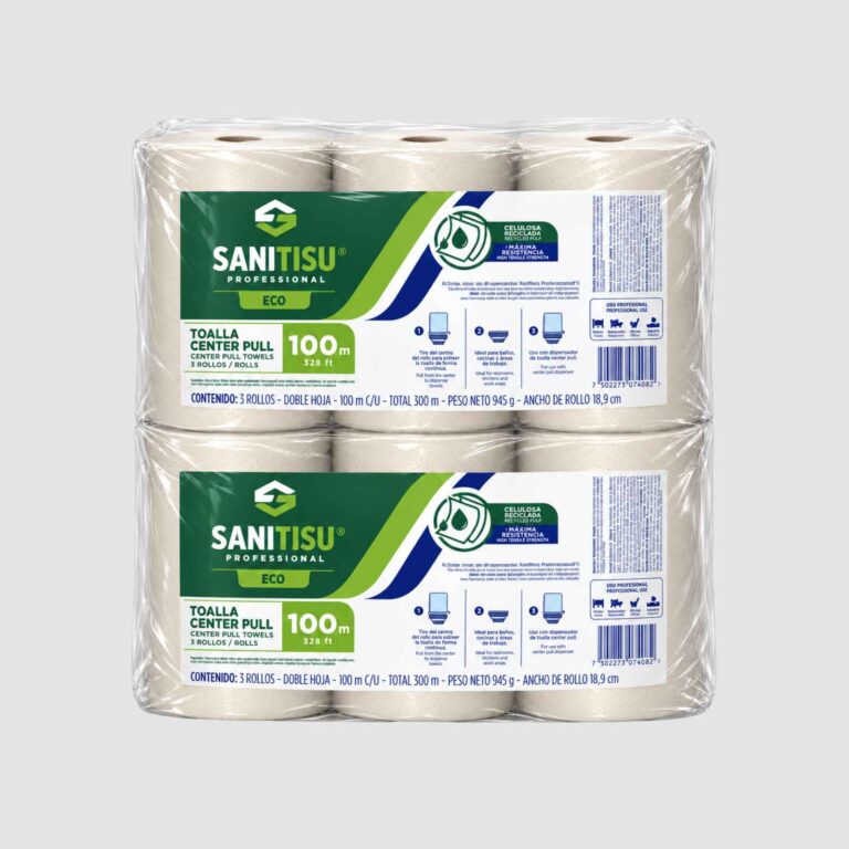 TOALLA DE MANO ROLLO DH 100 MT CENTERPULL NATURAL PQ X6 SANITISU (1)