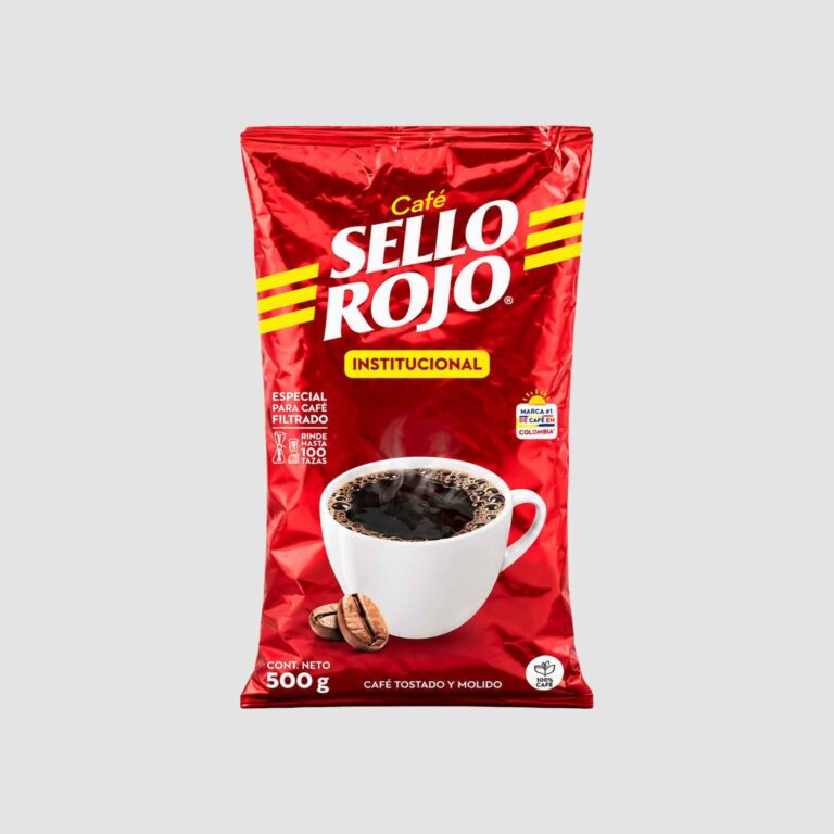 CAFÉ MOLIDO INSTITUCIONAL 500 GR SELLO ROJO (1)