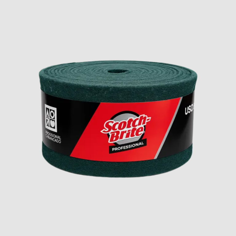 ESPONJA ABRASIVA USO GENERAL ROLLO 10 CM X 5 MT VERDE SCOTCH BRITE (1)