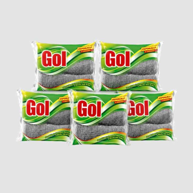 PACK X 5 ESPONJILLA BRILLO PQ X 6 GOL