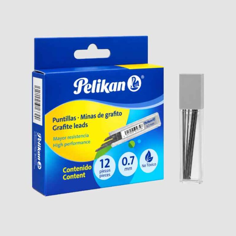 CAJA X 12 REPUESTO DE MINAS 0.7 X 12 UND PELIKAN