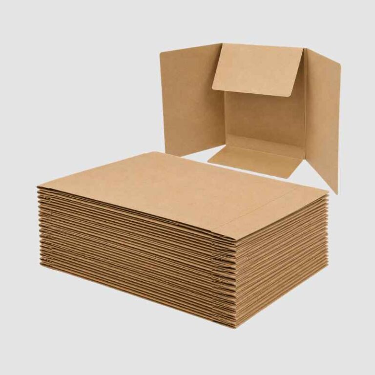 PACK X 20 CARPETA EN CARTÓN CUATRO ALETAS OFICIO 33 X 24 CM