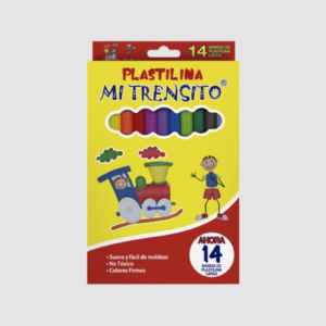 PLASTILINA LARGA CJ X 14 TRENSITO