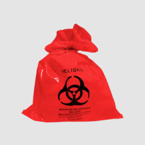 BOLSA DE BASURA INDUSTRIAL MARCADA 70 X 90 CM ROJA PQ X 6